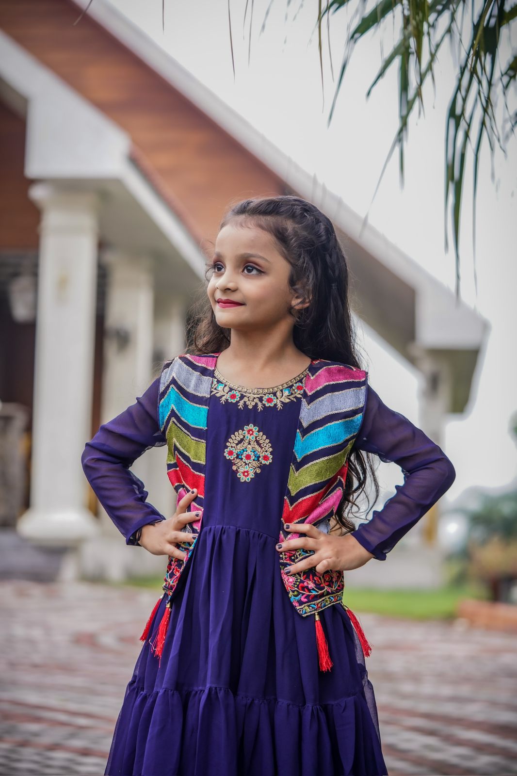 Pc 314 Faux Georgette Kids Wear Girls Readymade Gown Wholesale Shop In Surat
